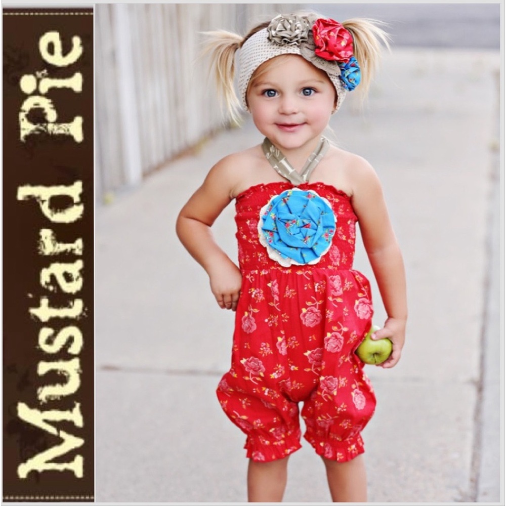 Mustard Pie Fiona Romper TruBlu